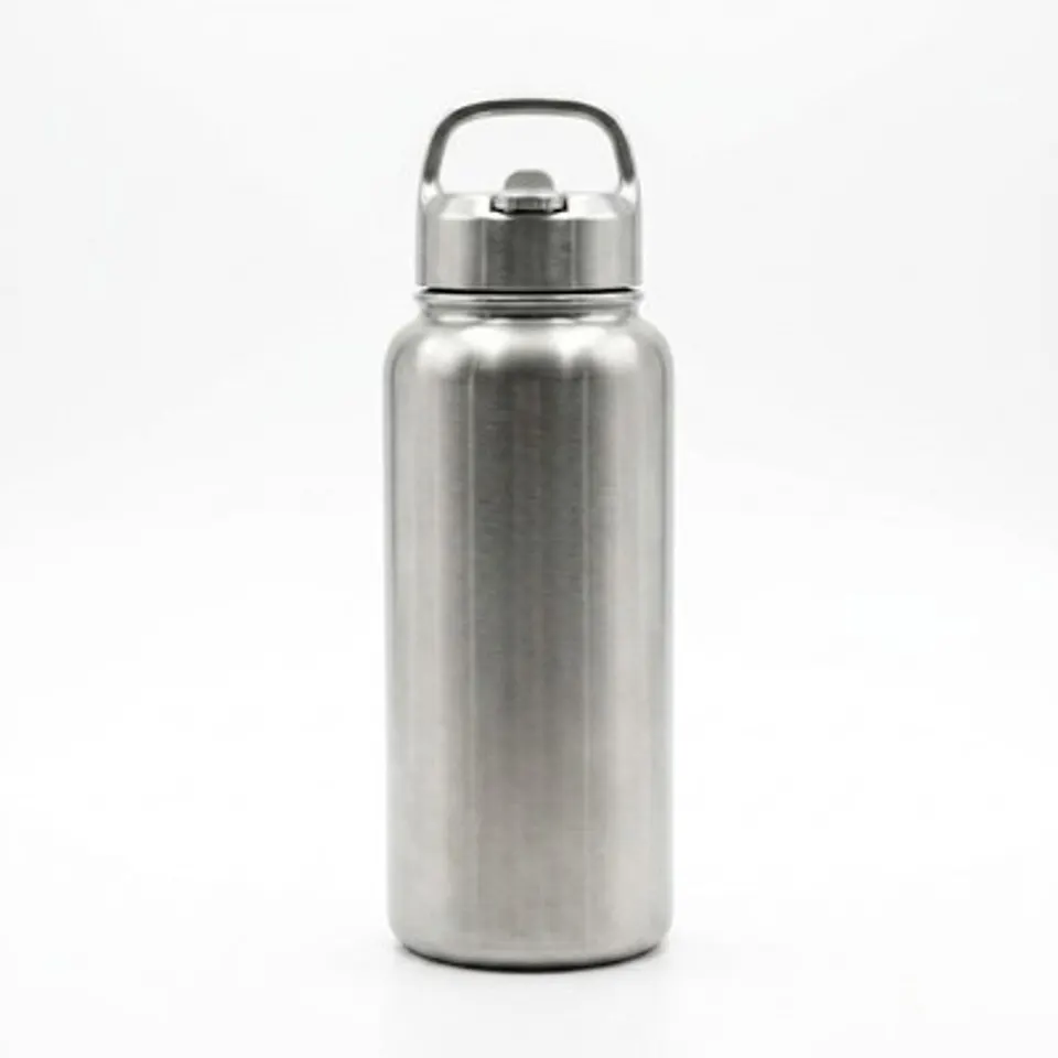 Xani Trinkflasche 600 ml, 22x10.5x9.5 cm, BPA-frei, Sportflasche, Edelstahl