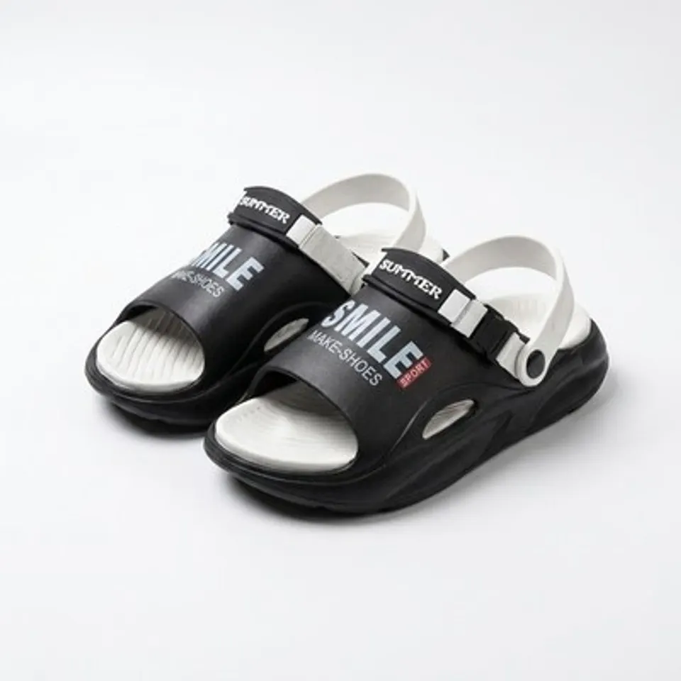 Xani Pantoletten Unisex EVA Slides verstellbar 2-in-1 Sandale Gr. 36-45