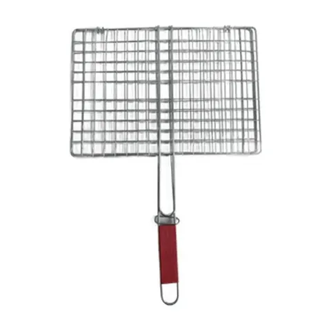 Grillrost 3er Set 28x21 cm Edelstahl Klappgriff BBQ Ersatzrost Holzkohlegrill
