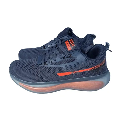 Herren Sneaker Blau Mesh Sportschuhe Turnschuhe Schnürung Gr. 40-45 NBK AR026