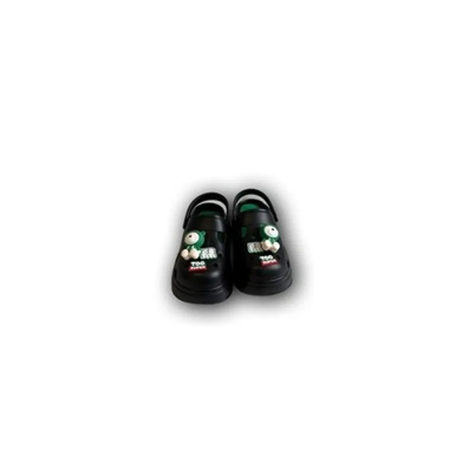 Xani Damen Plateau Clogs EVA Bären-Charms Hausschuhe Gartenschuhe Gr. 36-41