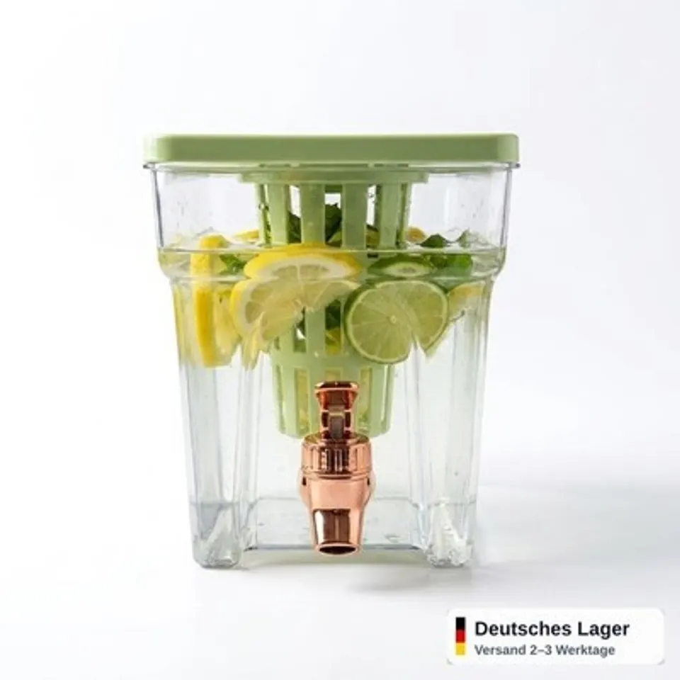 Getränkespender 3 Liter Xani Kunststoff BPA-frei spülmaschinenfest für Party
