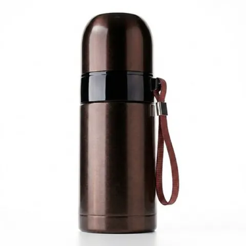 Isolierflasche 500 ml Xani Edelstahl 7x7x23.5 cm für heiße und kalte Getränke
