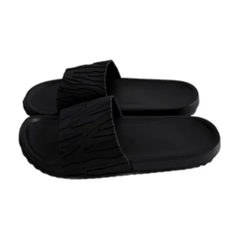 Hausschuhe Unisex Schwarz Gr. 36-45 Damen Herren Pantoffeln EVA rutschfest Xani