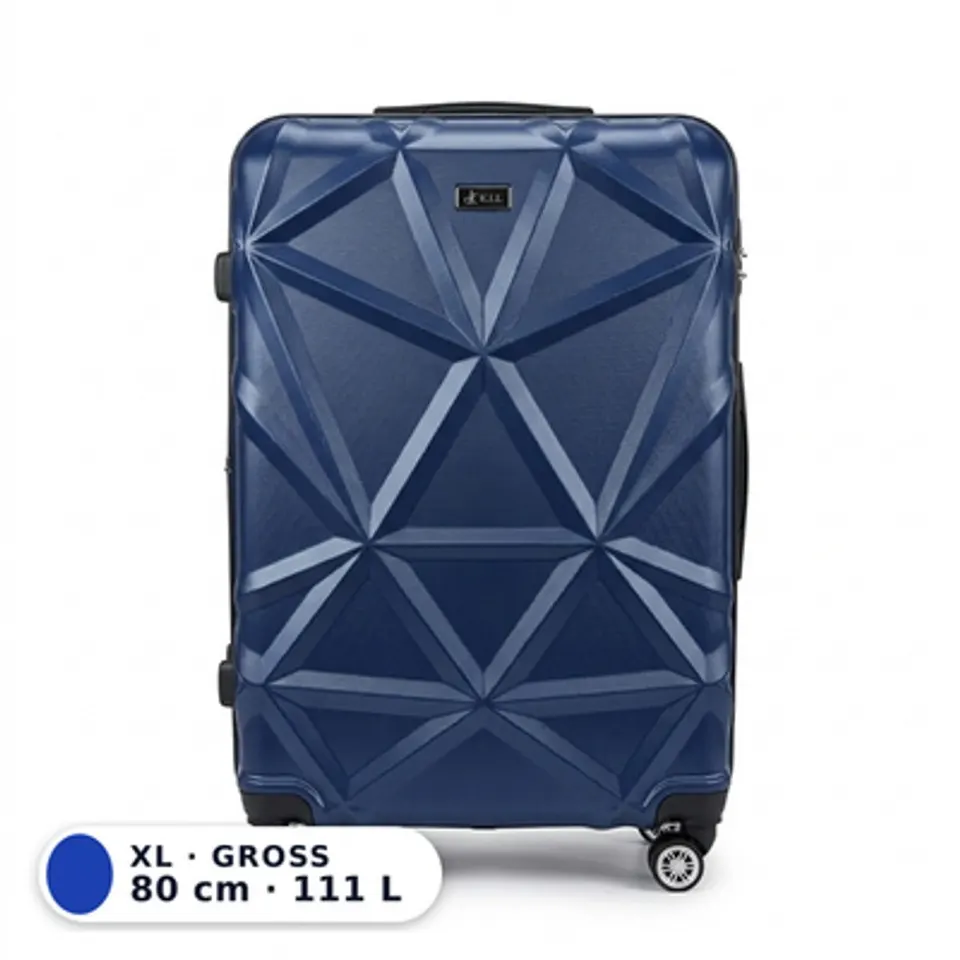 XL Hartschalenkoffer Reisetrolley · K.J.L · 80 cm · 111 L · ABS · 4 Farben