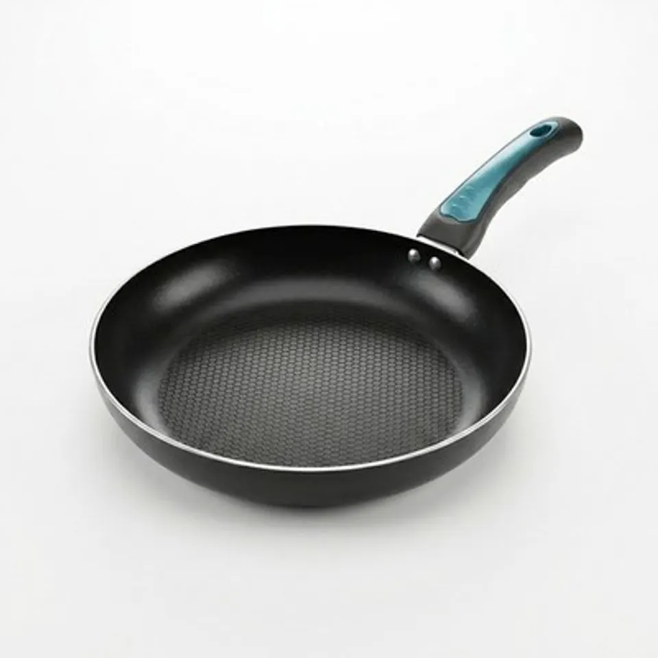 L.C Hot Chef Bratpfanne 26 cm Antihaftbeschichtung Aluminium Induktion Schwarz