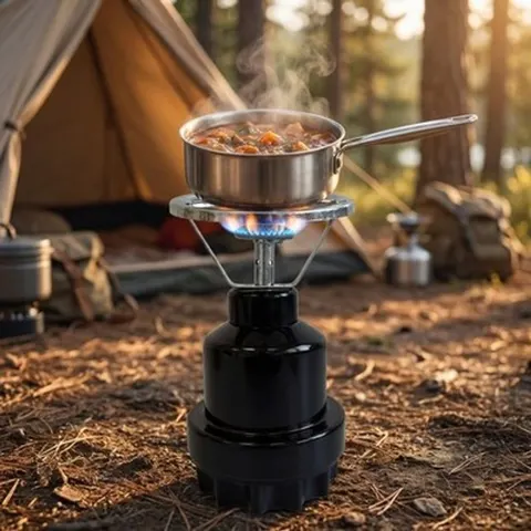 Gaskocher Camping 1-flammig Koffer tragbar Outdoor Camping robust